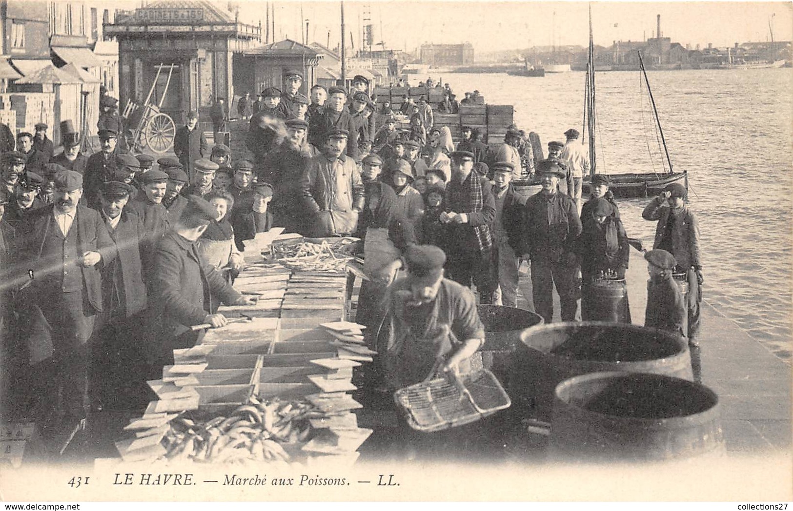 76-LE-HAVRE- MARCHE AUX POISSONS - Harbour