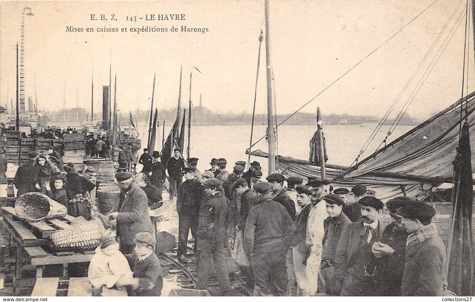 76-LE-HAVRE-MISES EN CAISSES ET EXPEDITIONS DE HARENGS - Harbour