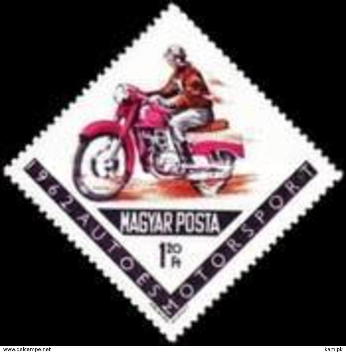 USED STAMPS Hungary - Motorcycling -1962