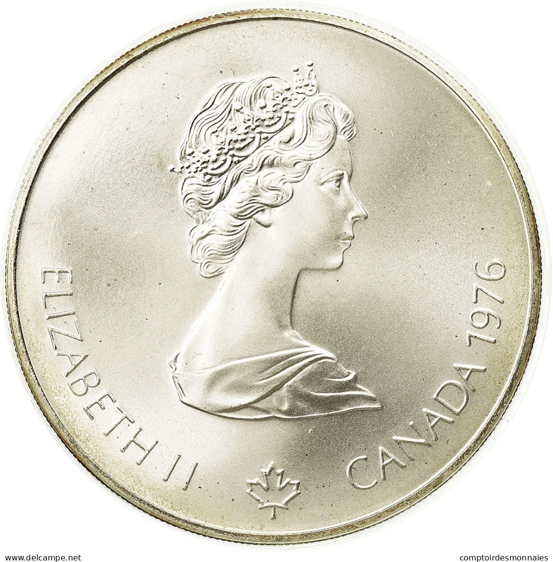 Monnaie, Canada, Elizabeth II, 5 Dollars, 1976, Royal Canadian Mint, Ottawa - Canada