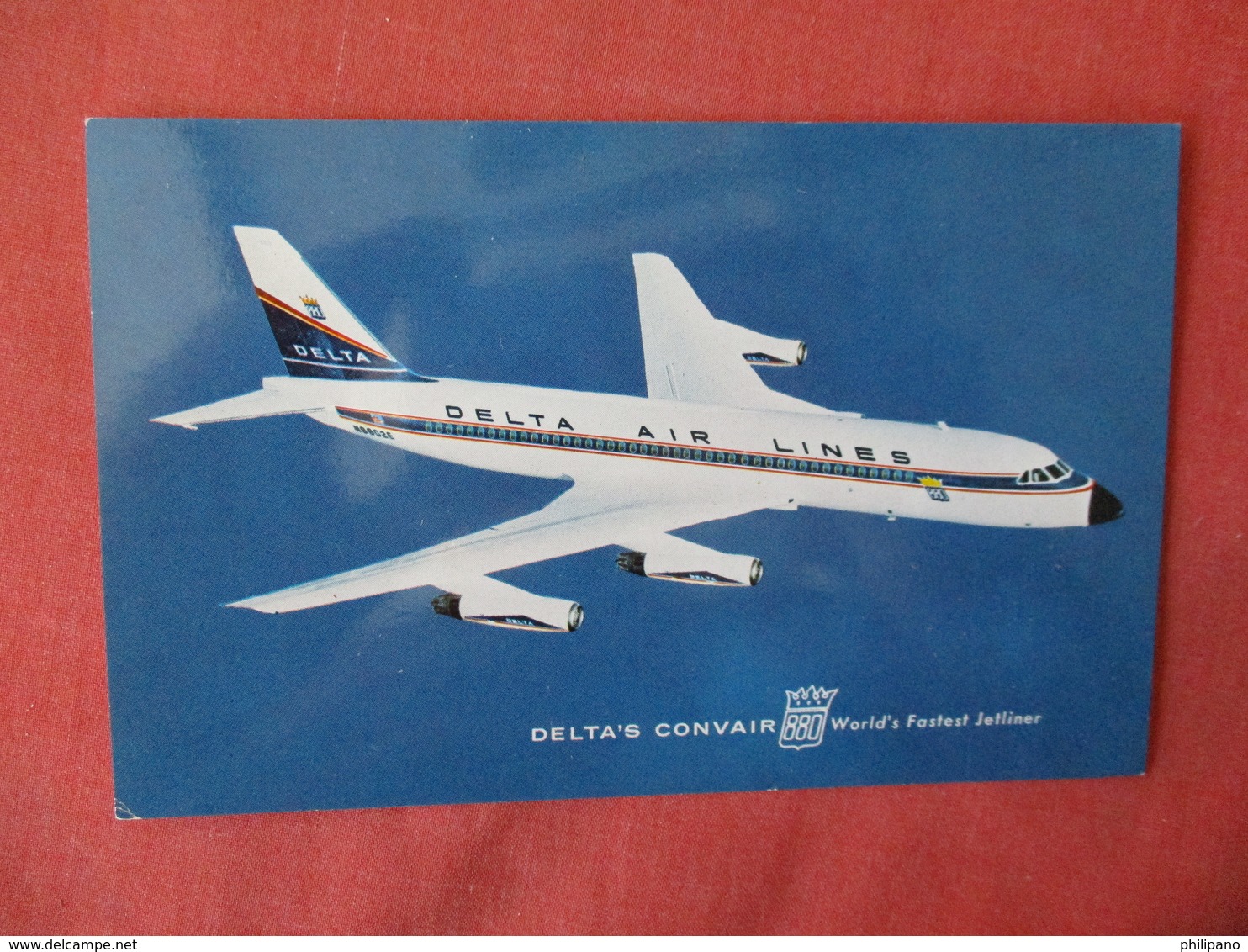 Delta's Convair 880 World's Fastest Jetliner >   Ref 3232 - 1946-....: Modern Era