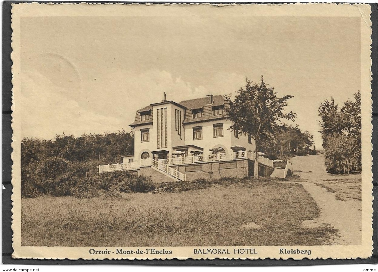 Orroir  -  Mont De L'Enclus - Kluisberg  *    Balmoral Hotel  (Vanderstraeten - Dermauw)  (CPM) - Kluisbergen