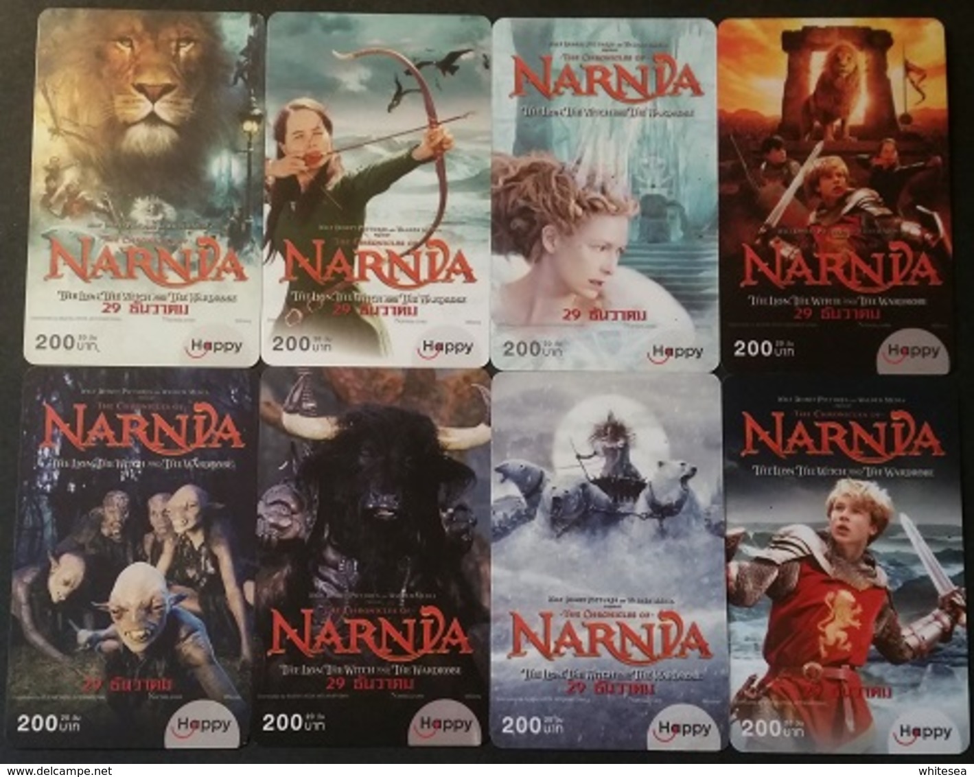 8 Mobilecards Thailand - Happy  - Movie,Film,cinema  - Narnia - Thaïland