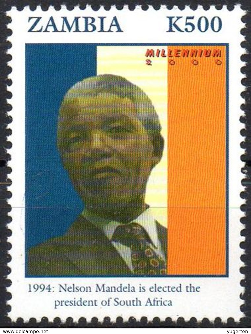 ZAMBIA 1v MNH** Nelson Mandela South Africa Apartheid Racisme Racism Rassismus ANC Razzismo Racismo - Andere & Zonder Classificatie