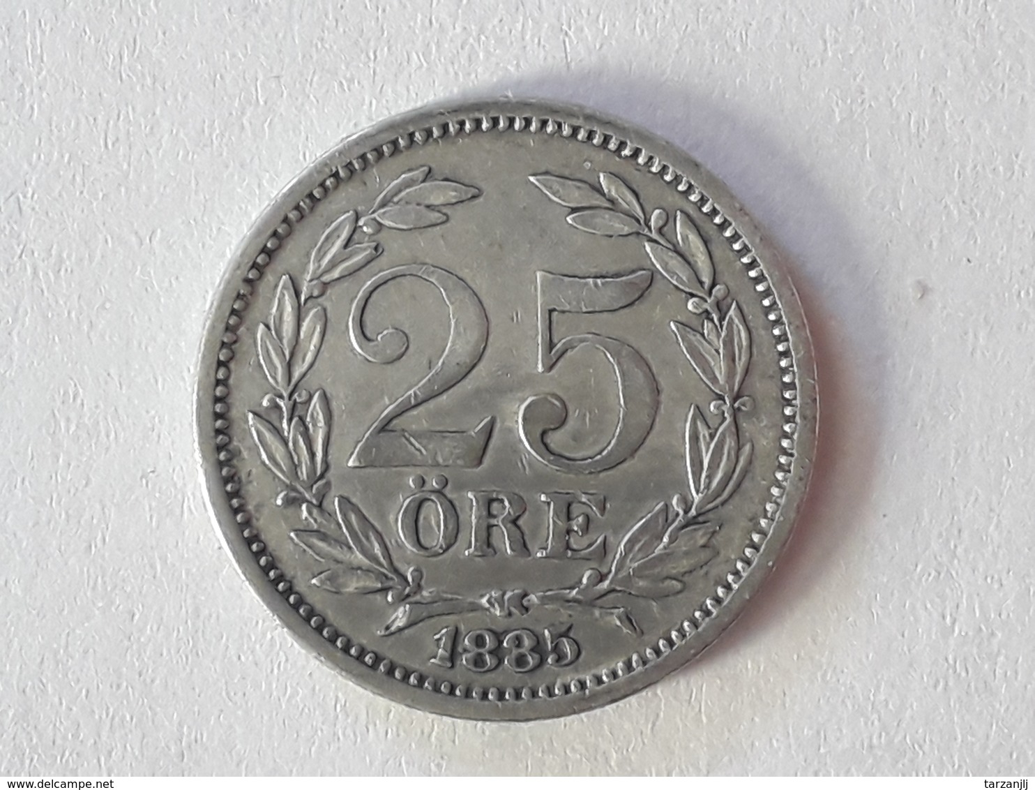 25 Öre Suède (Sweden) 1885 - Suède