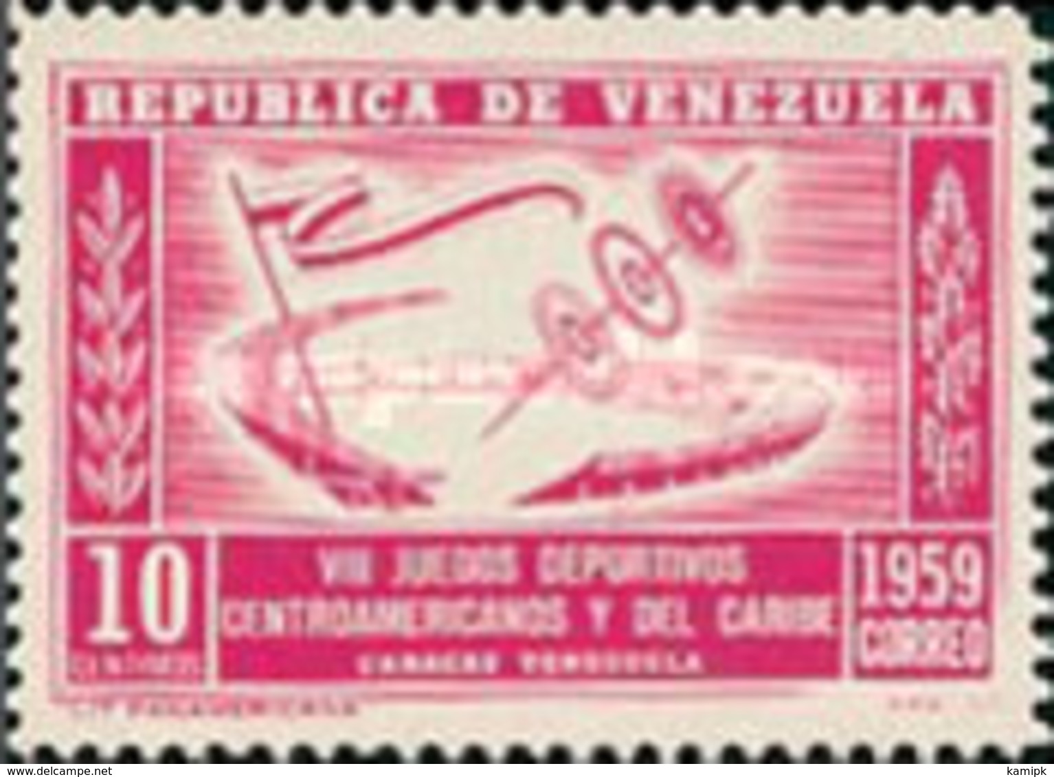 USED STAMPS Venezuela - The 8th Central American And Caribbean Games-1959 - Venezuela