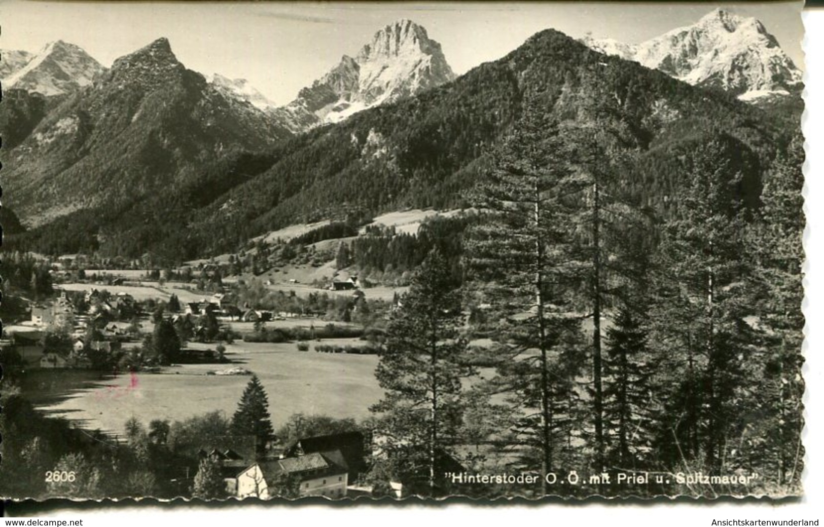 007422  Hinterstoder Mit Priel Und Spitzmauer - Hinterstoder