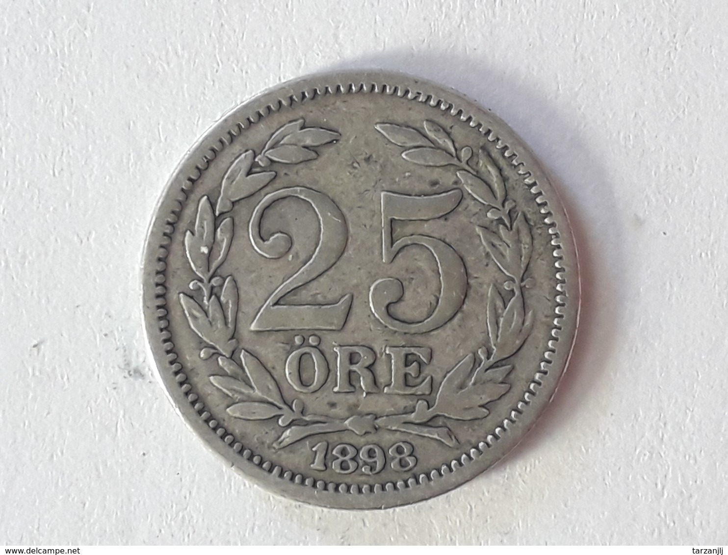 25 Öre Suède (Sweden) 1898 Silver - Suède