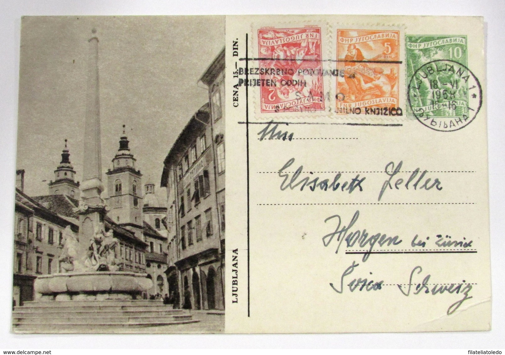 Yugoslavia 589/90 - Cartas & Documentos
