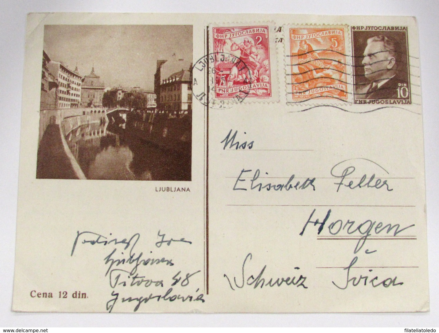 Yugoslavia 589/90+E/P - Cartas & Documentos
