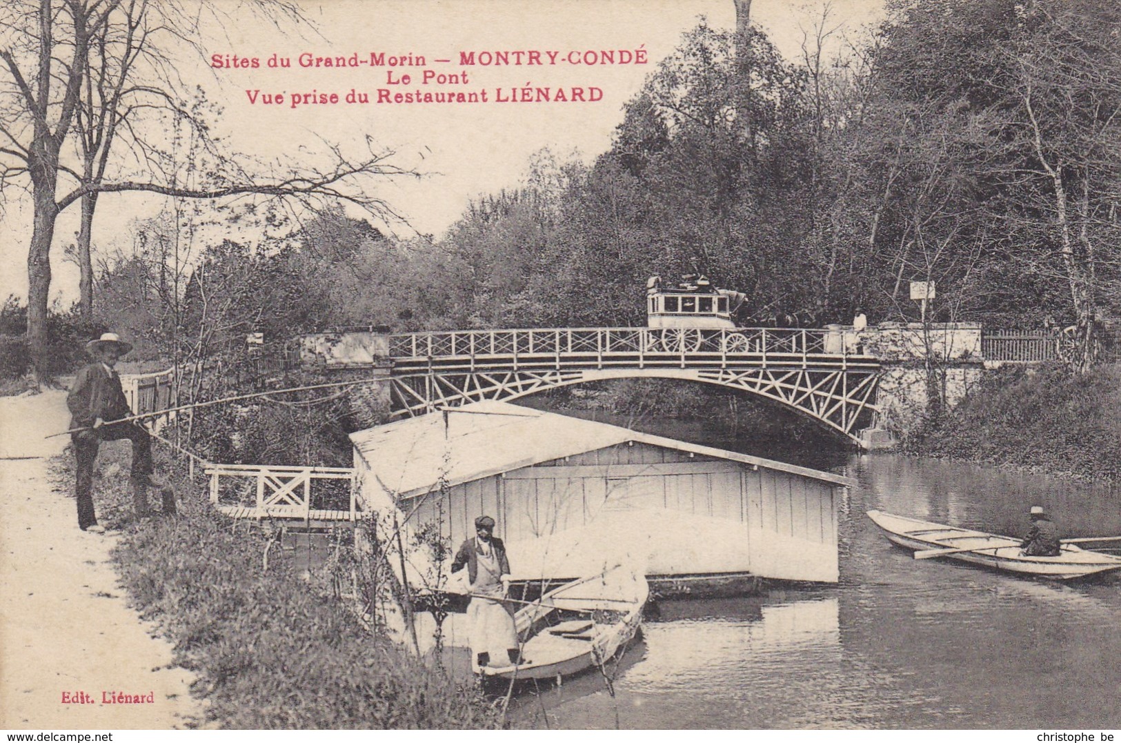 Sites De Grand Morin, Montry Condé, Le Pont, Vue Prise Du Restaurant Liénard (pk57519) - Altri & Non Classificati