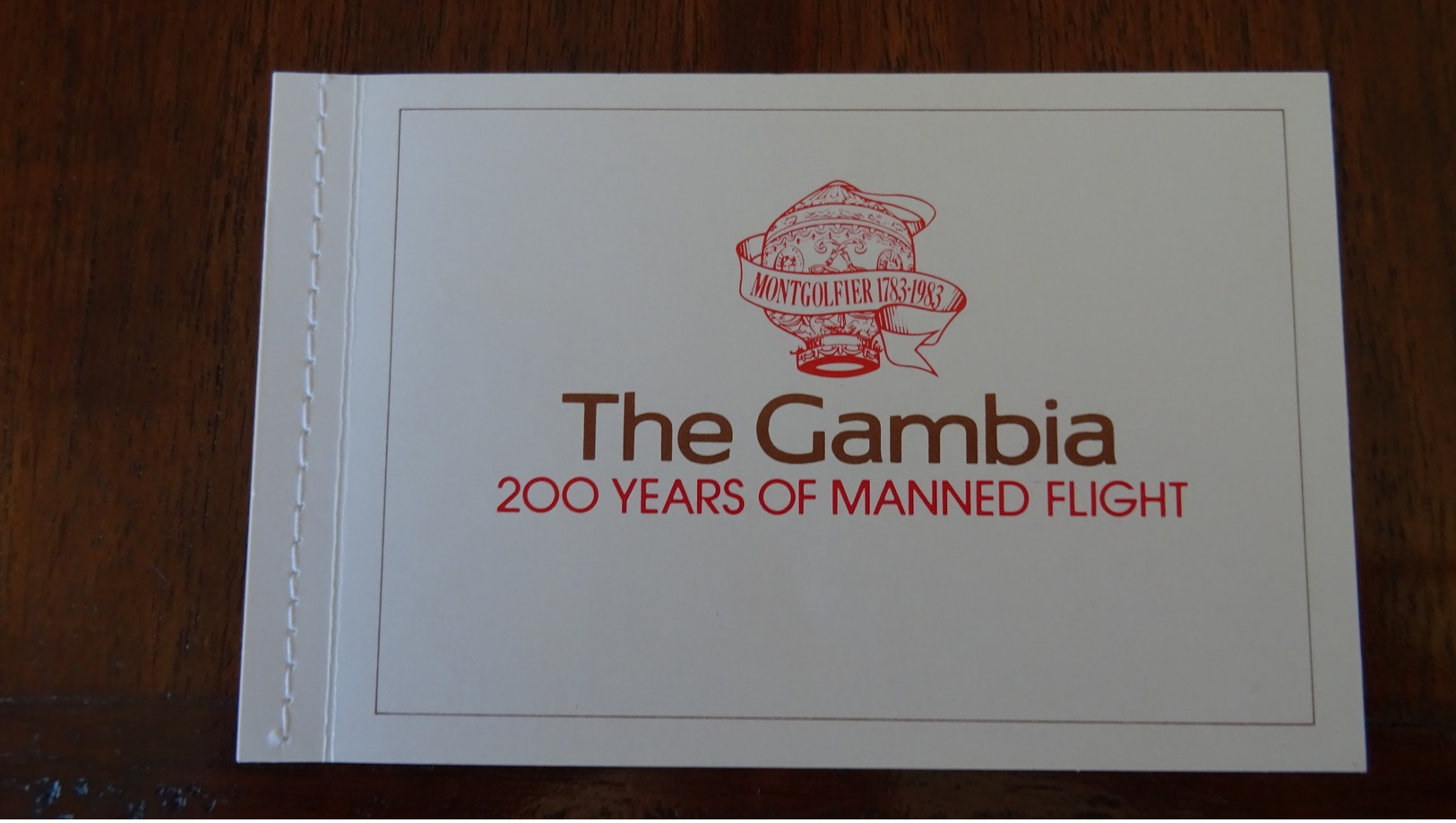 #C96# GAMBIA MICHEL 491/495 IN BOOKLET MNH**. SPACE, AIRPLANE, ZEPPELIN. SEE 4 PICTURES. - Gambie (1965-...)