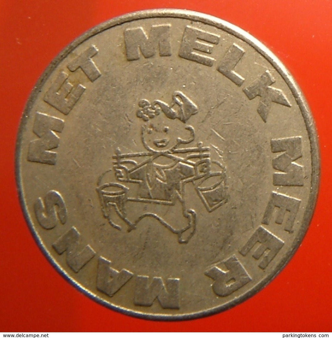 KB289-1 - MET MELK MEER MANS (milk Token) - WM 22.5mm - Professionnels/De Société