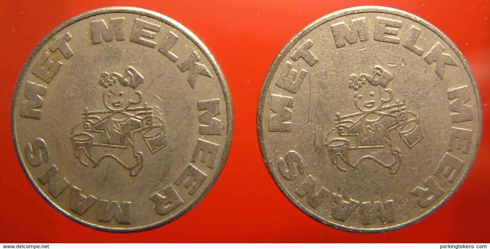 KB289-1 - MET MELK MEER MANS (milk Token) - WM 22.5mm - Professionnels/De Société