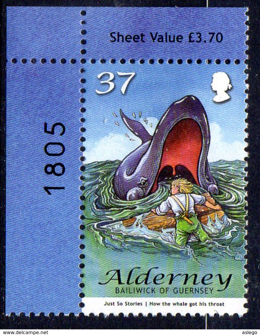 2007 Alderney, Baleine, Wale, Kipling - Alderney