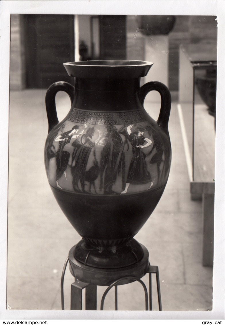 PAESTUM, Attic Amphora On Black Figures Coming From The Chapel Of Hipogeum, Unused Postcard [23118] - Museum