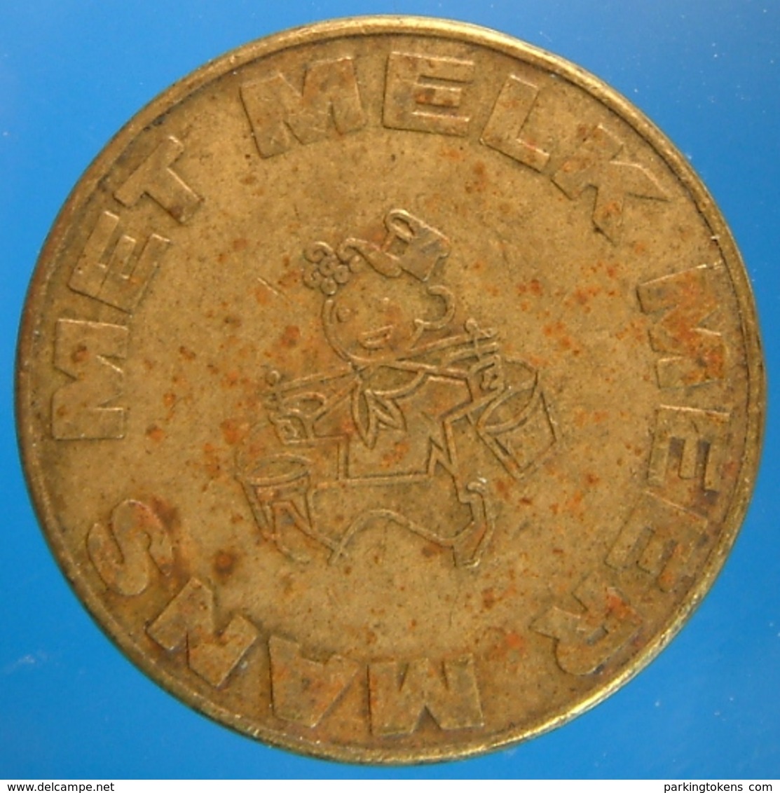 KB289-2 - MET MELK MEER MANS (milk Token) - B 22.5mm - Professionnels/De Société