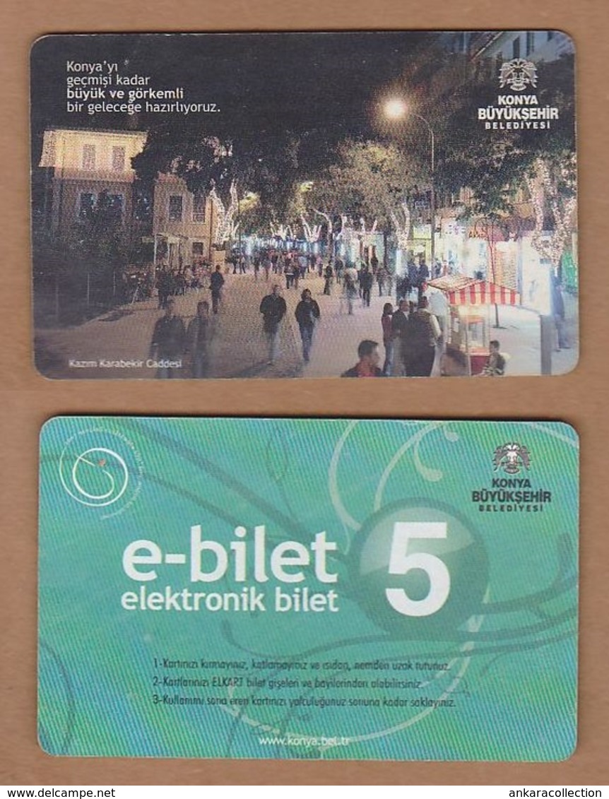 AC - BUS, METRO, TRAM CARD FOR PUBLIC TRANSPORTATION ​KAZIM KARABEKIR CADDESI KONYA, TURKEY - Autres & Non Classés