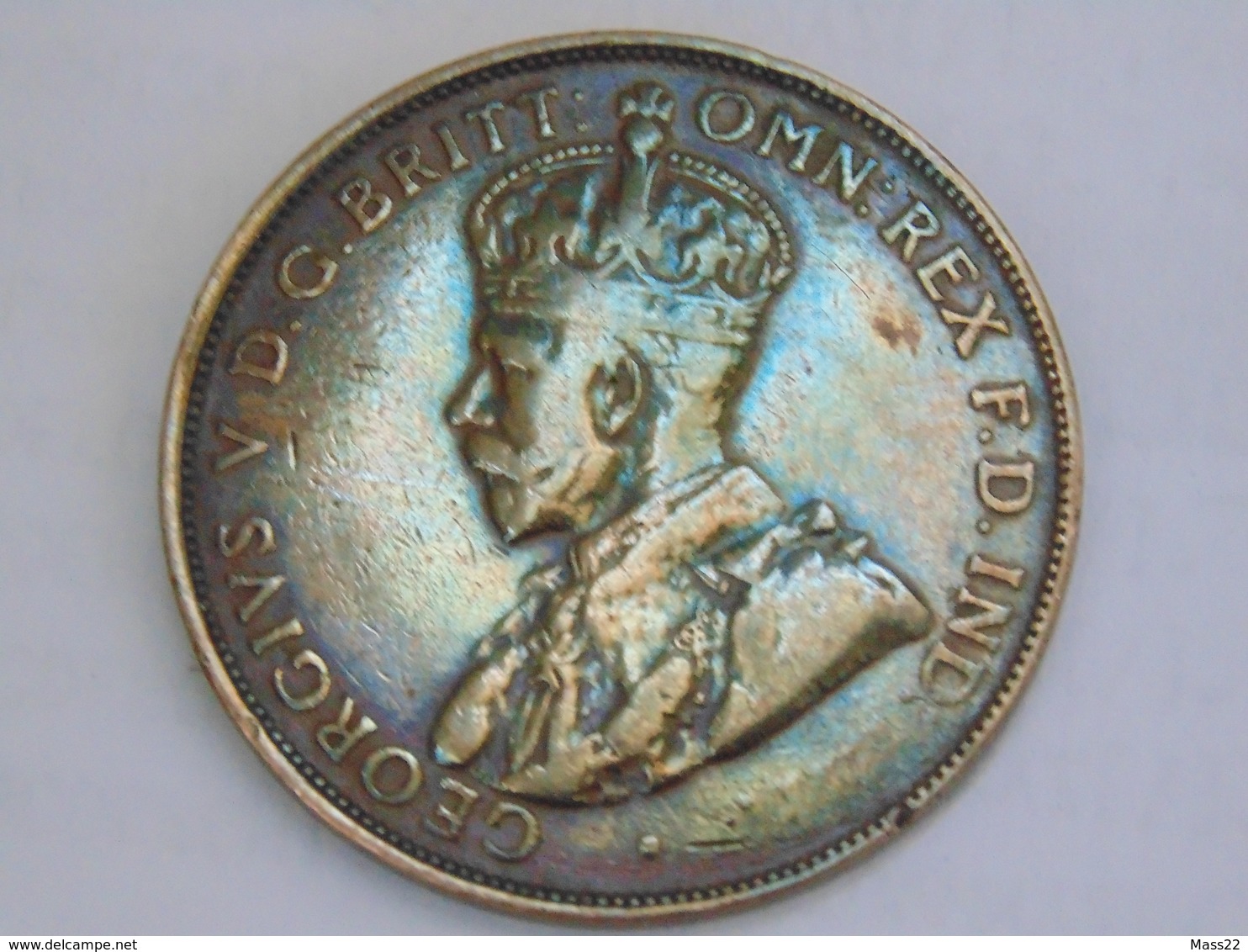 Australian 1 Penny 1923, King George V, Specimen Or Proof-like Coin With Cracked Die - Penny