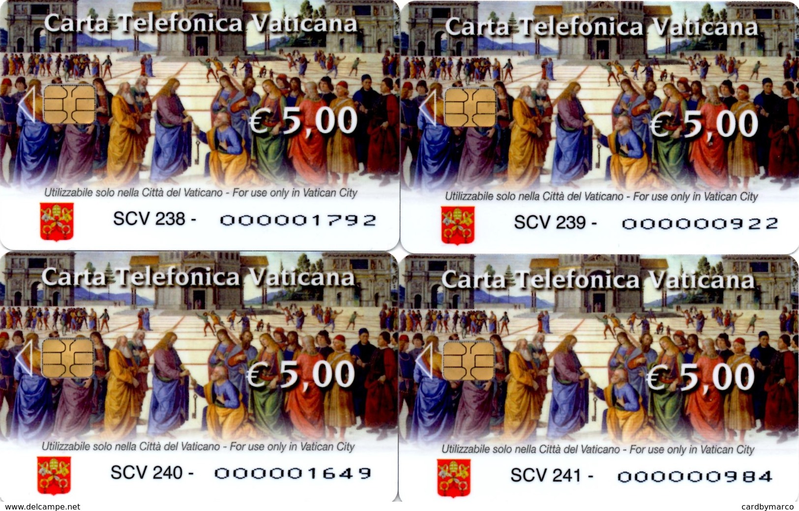 *VATICANO: 1^ Emissione 2019 - Numeri 238/241* - Schede NUOVE (MINT) In Folder - Vaticano