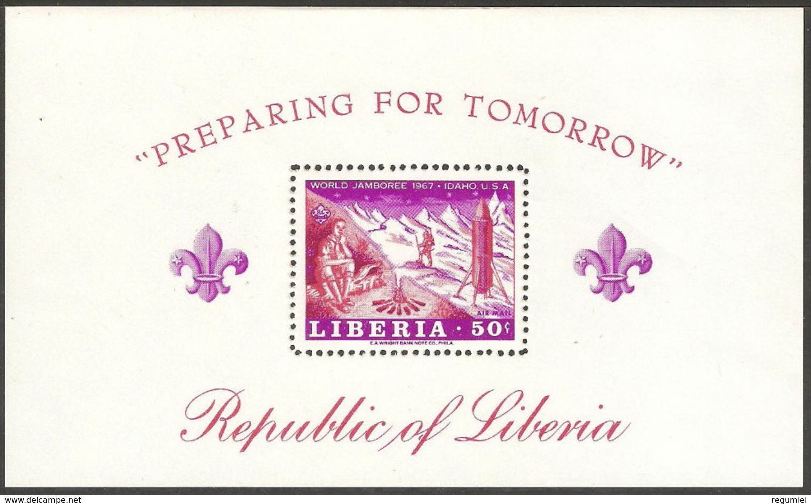 Liberia HB 40 ** MNH. Scouts - Liberia