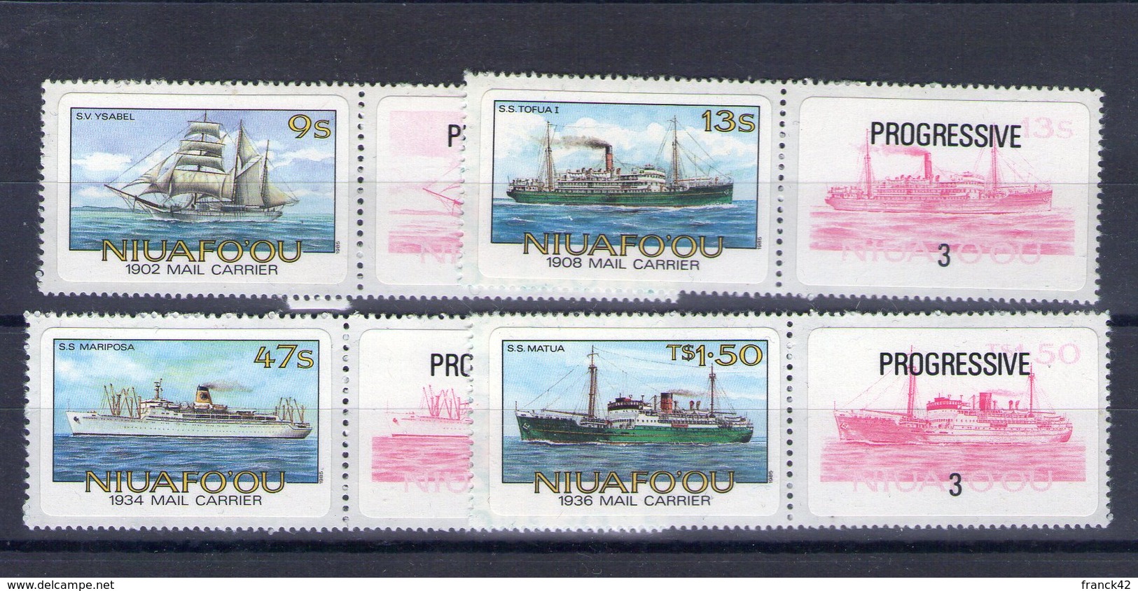 Niuafo'ou. Bateaux - Tonga (1970-...)