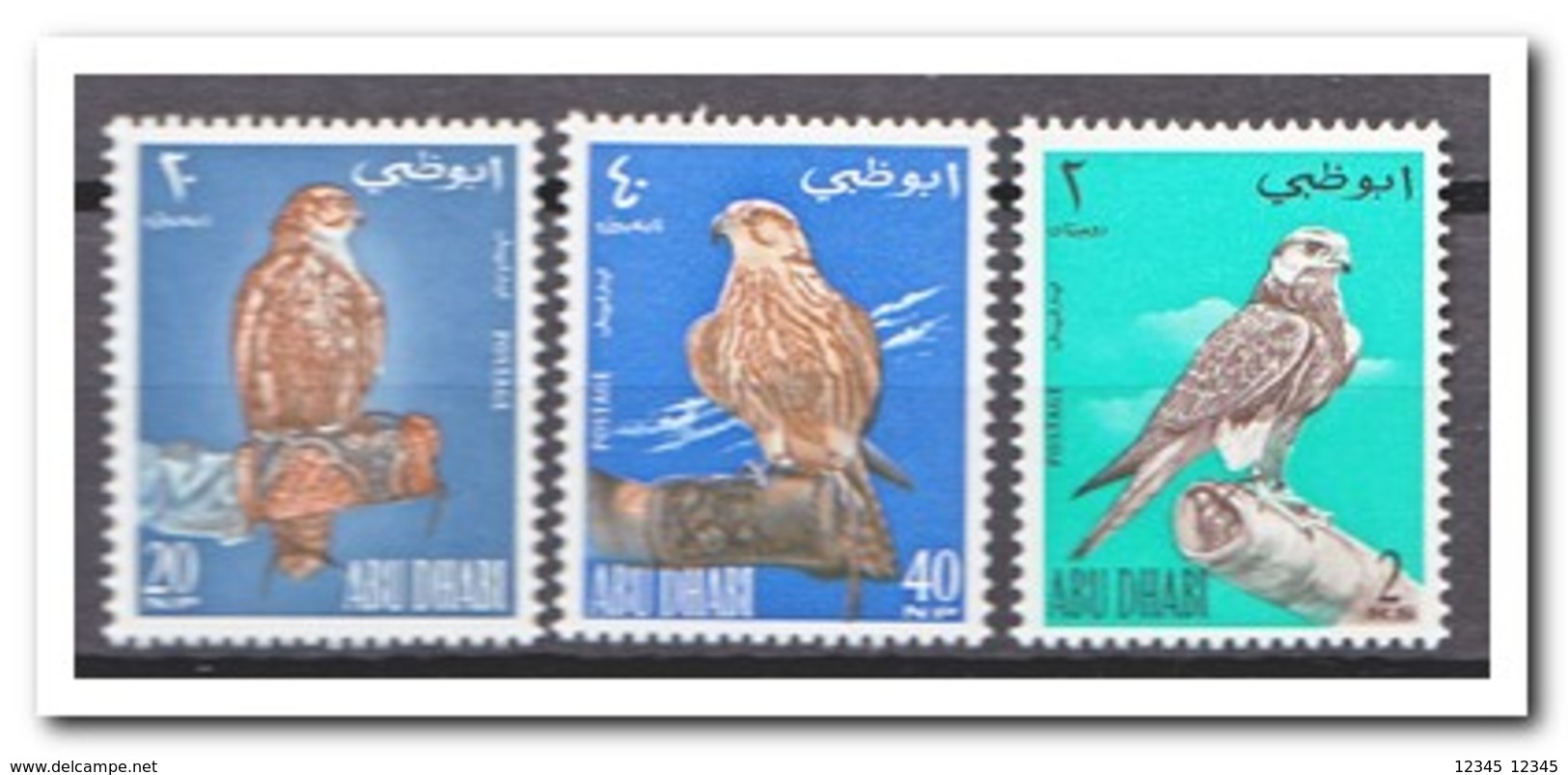 Abu Dhabi 1965, Postfris MNH, Birds - Abu Dhabi