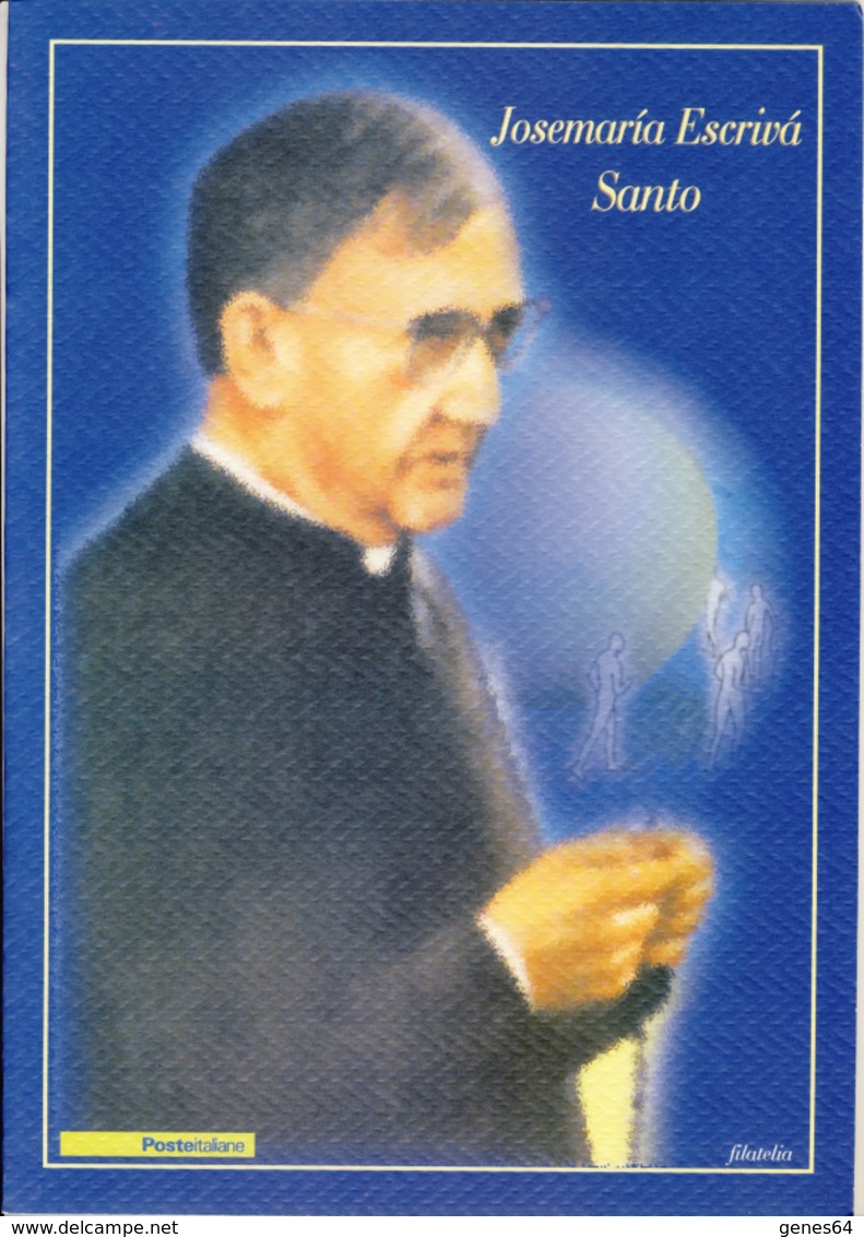 Josemaria Escriva' Santo - Anno 2002 - Folder - Folder