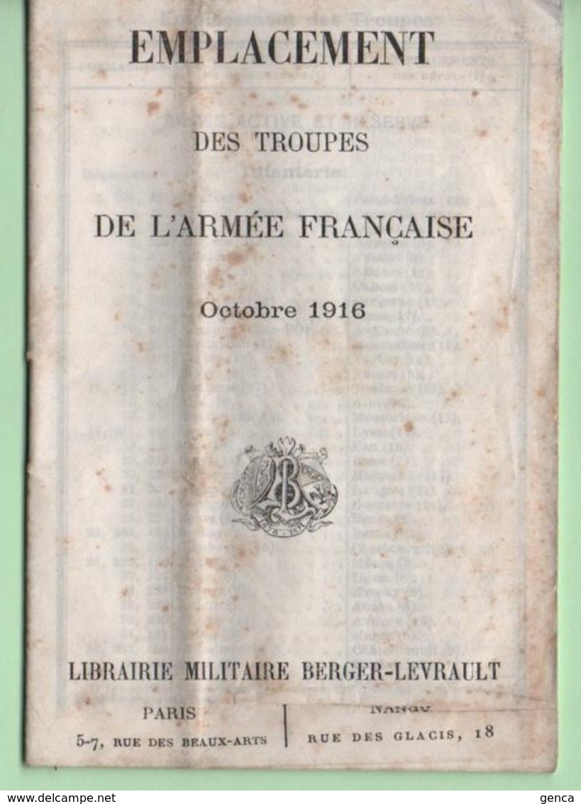 AGENDA Militaire 1916-1917,des Officiers et Sous Officiers ,Berger-Levrault ,