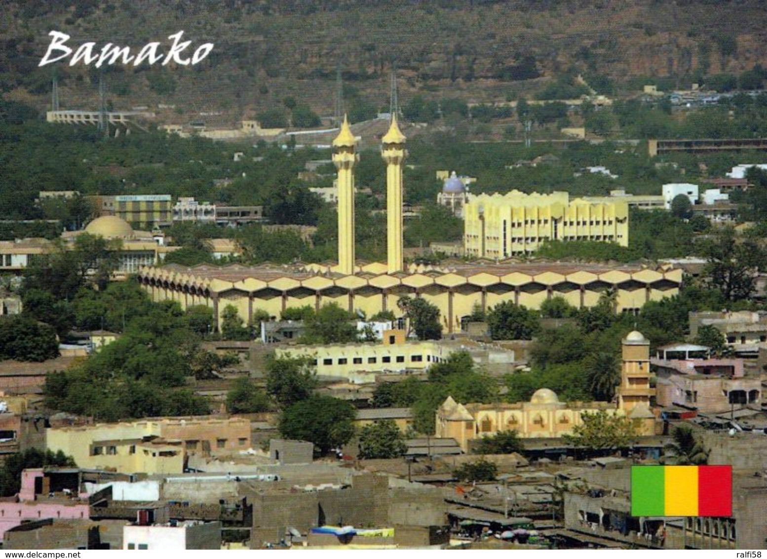 1 AK Mali * Blick Auf Die Hauptstadt Bamako - Lufbildaufnahme * - Mali