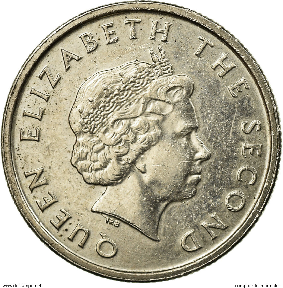 Monnaie, Etats Des Caraibes Orientales, Elizabeth II, 10 Cents, 2007, British - Territoires Des Caraïbes Orientales