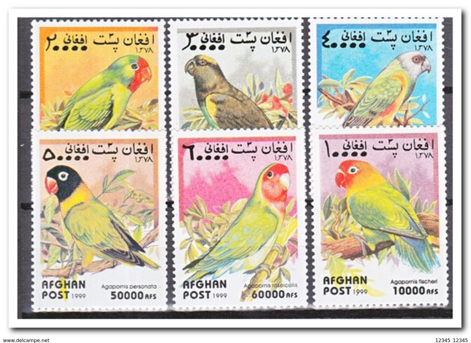 Afghanistan 1999, Postfris MNH, Birds - Afghanistan