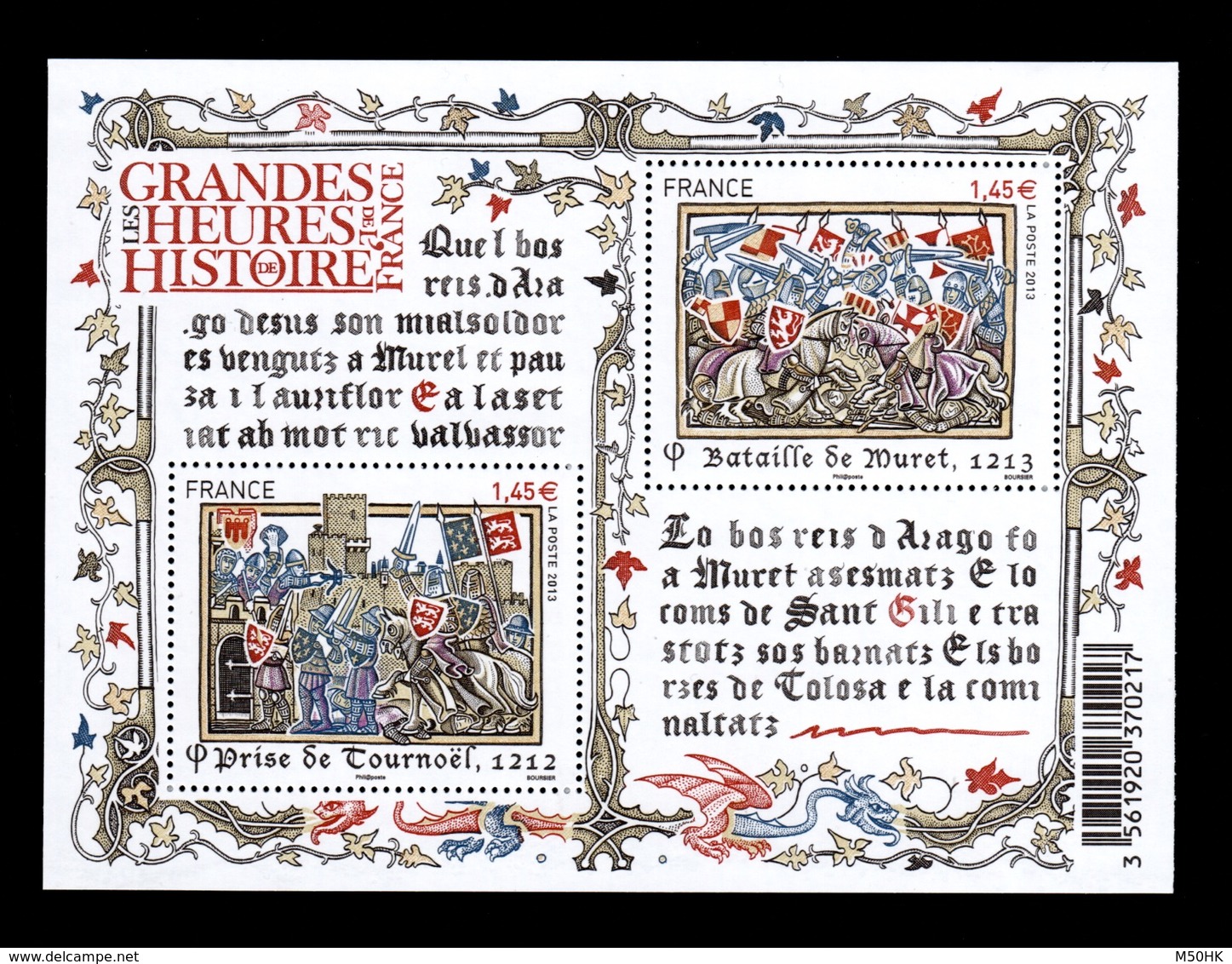 YV F4828 YV 4828 & 4829 N** Grandes Heures De L'histoire II - Prix = Faciale - Unused Stamps