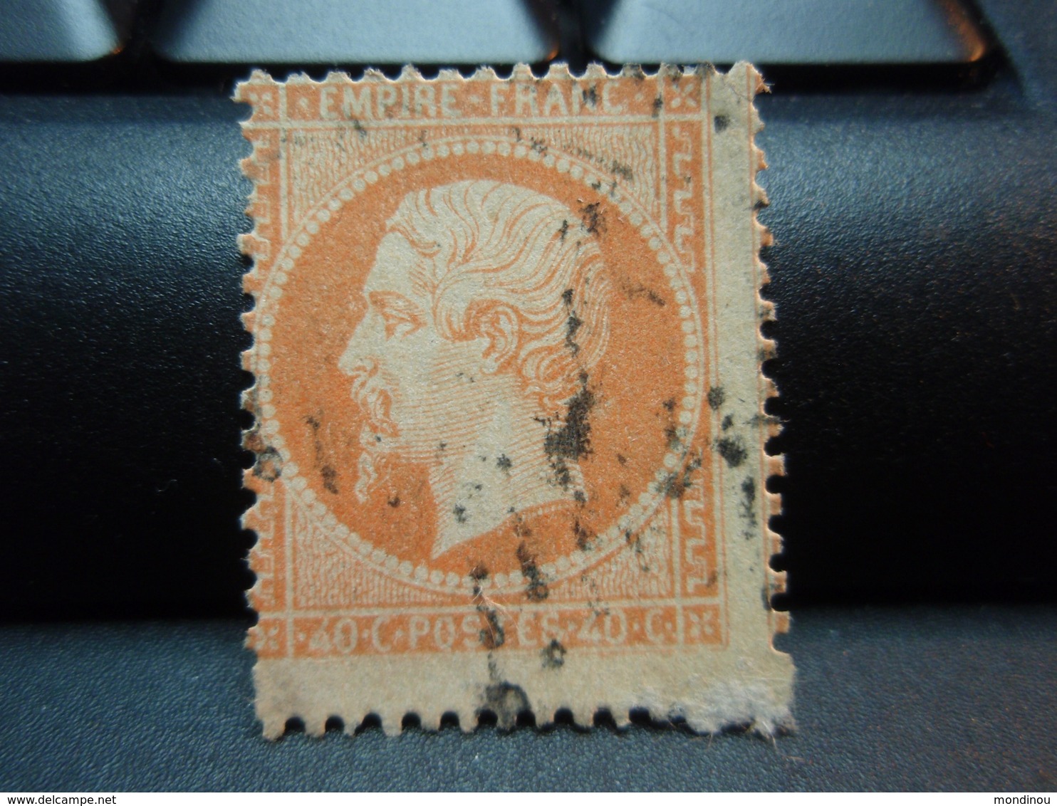 Timbres  . Napoléon III Empire Franc 40 C Oblitéré Amincis - 1862 Napoléon III