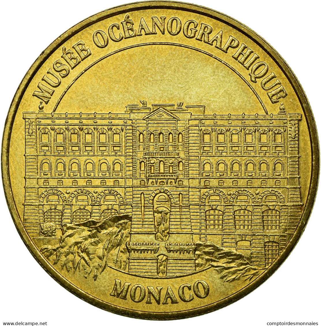 France, Jeton, Jeton Touristique, 98/ Musée Océanographique - Facade - Monaco - Autres & Non Classés