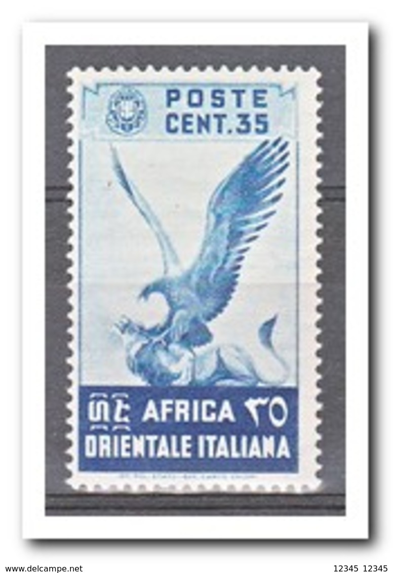 Italiaans Oost Afrika 1938, Postfris MNH, Birds - Italiaans Oost-Afrika