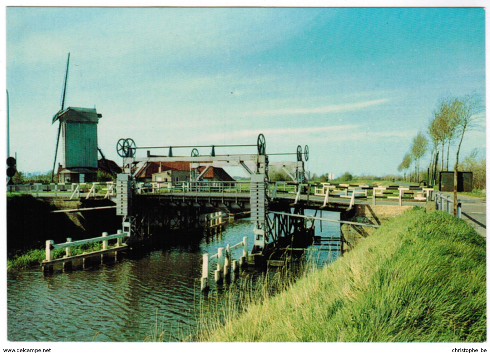 Lo, Molen, Lobrug, Kanaal, Moulin, Windmill (pk55691) - Lo-Reninge