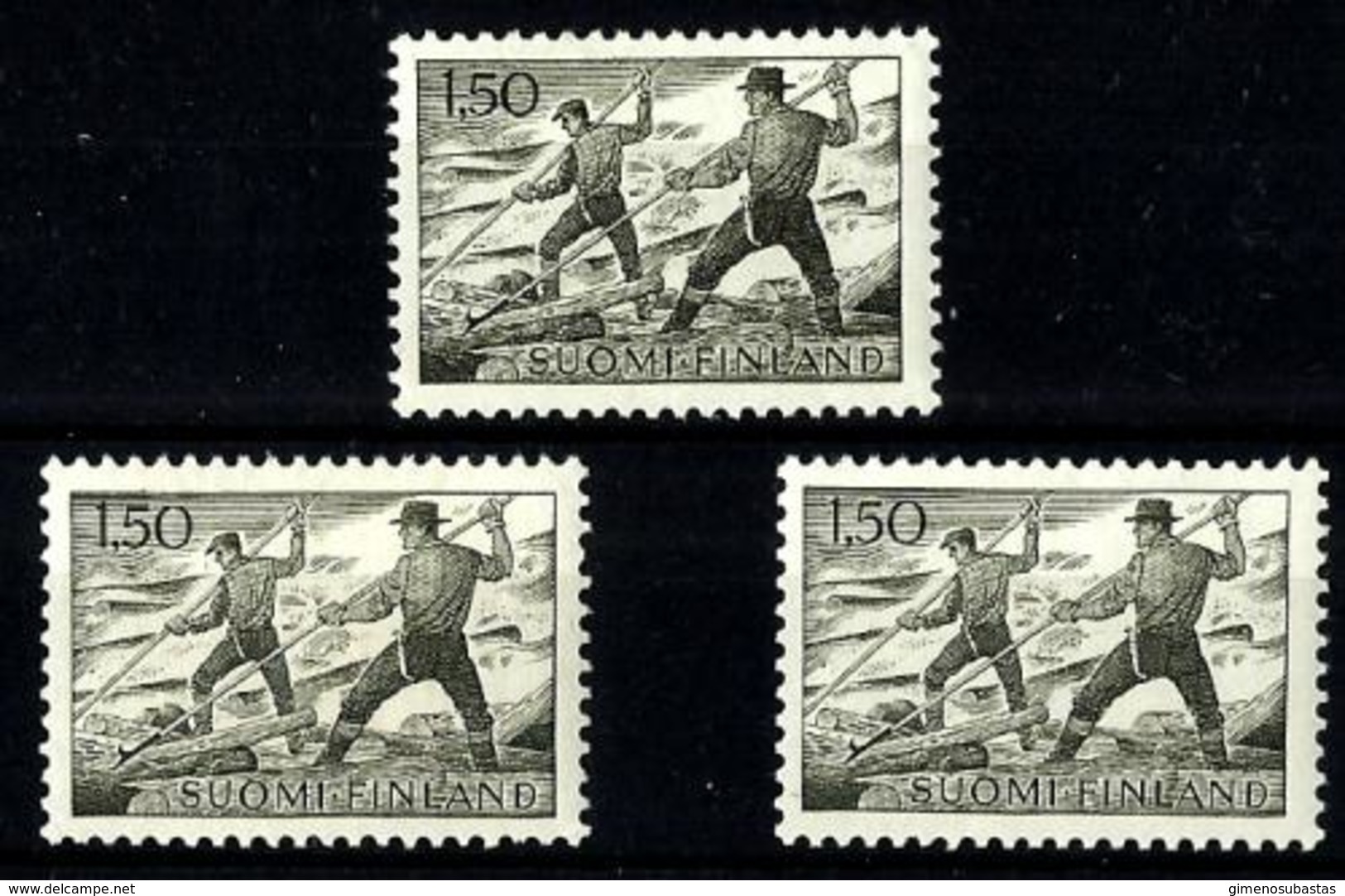 Finlandia Nº 546A (3 Sellos) En Nuevo - Nuevos