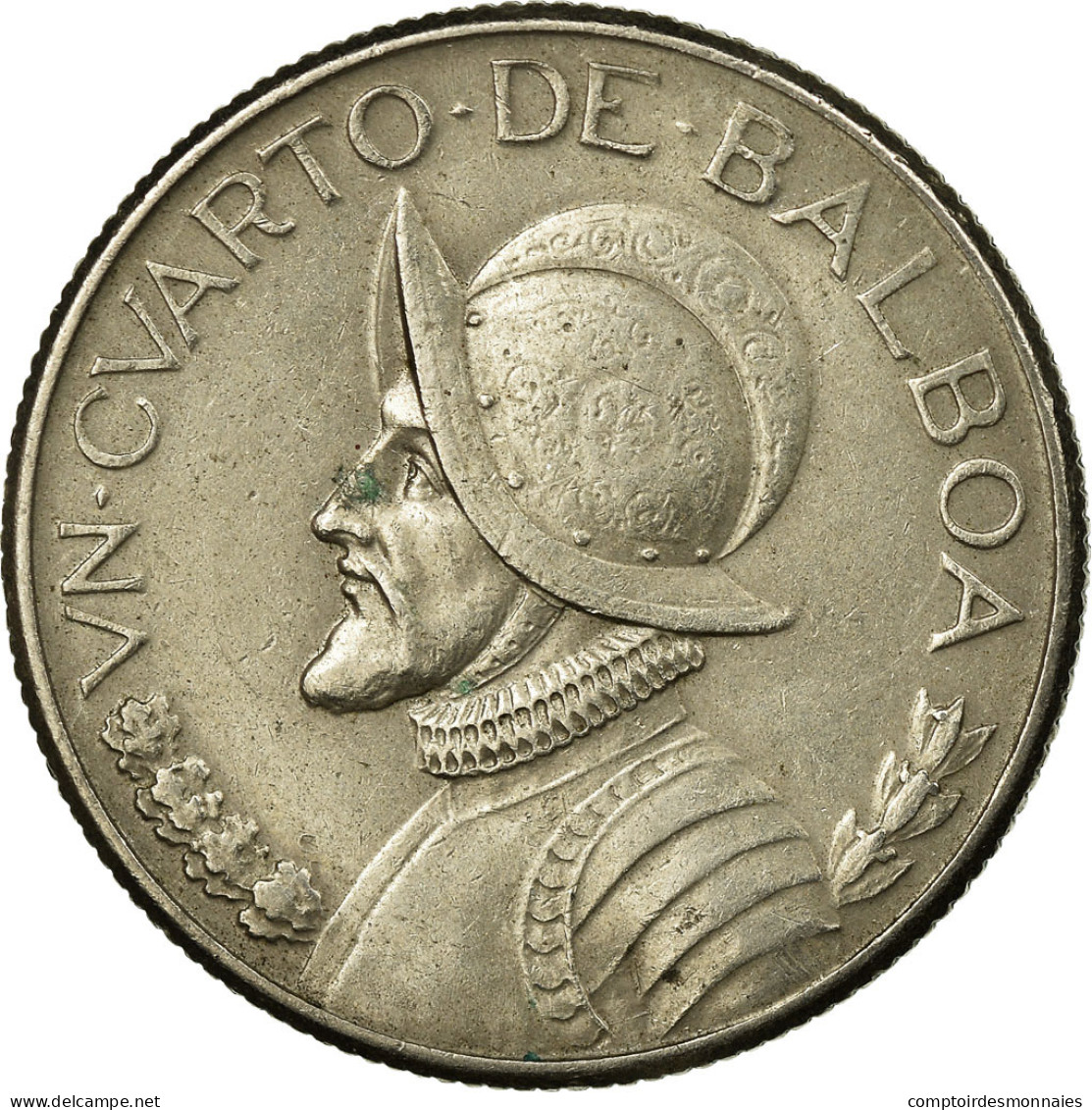 Monnaie, Panama, 1/4 Balboa, 1996, Royal Canadian Mint, TTB, Copper-Nickel Clad - Panama