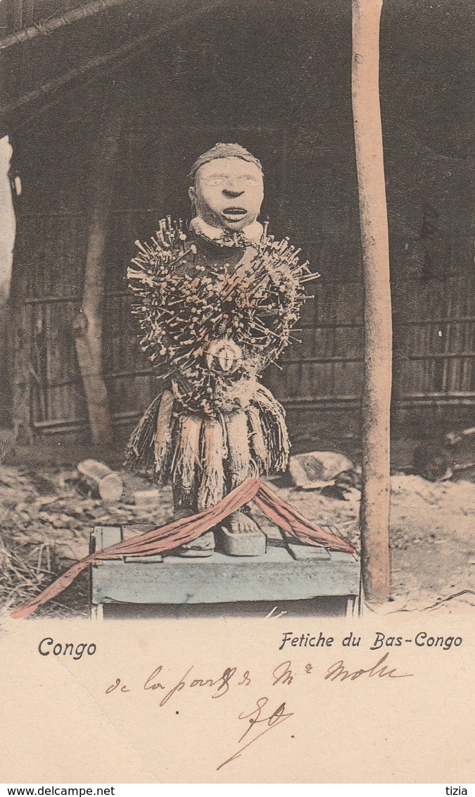 Congo.  Fétiche Du Bas-Congo ( Scan - Congo Belge