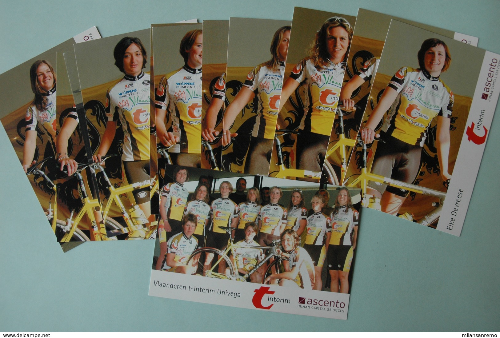 CYCLISME: EQUIPE VLAANDEREN FEMININE 2004 COMPLETE - Cyclisme