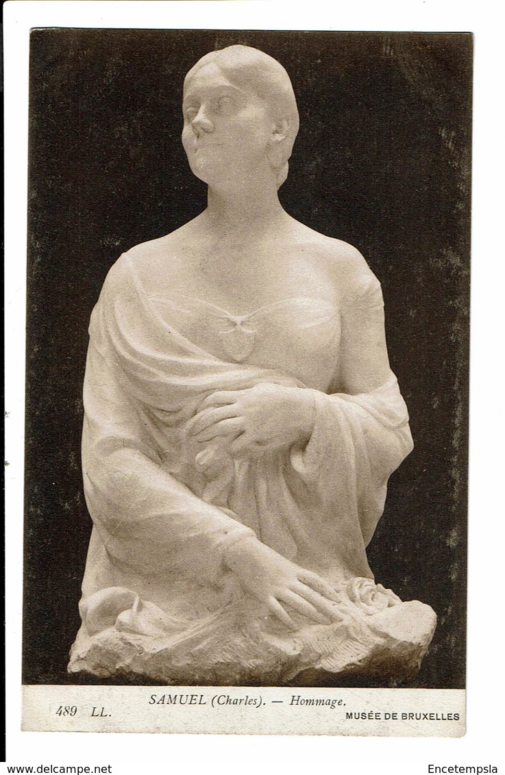 CPA - Carte Postale-Belgique-Bruxelles- Musée- Hommage De Charles Samuel-VM1601 - Musea
