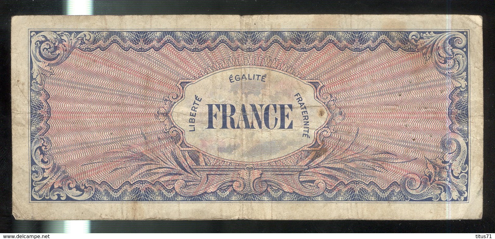 Billet 50 Francs France 1944 Sans Série - 1945 Verso France