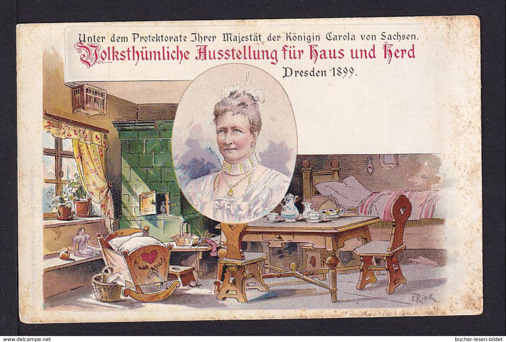1899 - 5 Pf. Privat Ganzsache Dresden - Vogelkäfig über Fenster - Ungebraucht - Autres & Non Classés