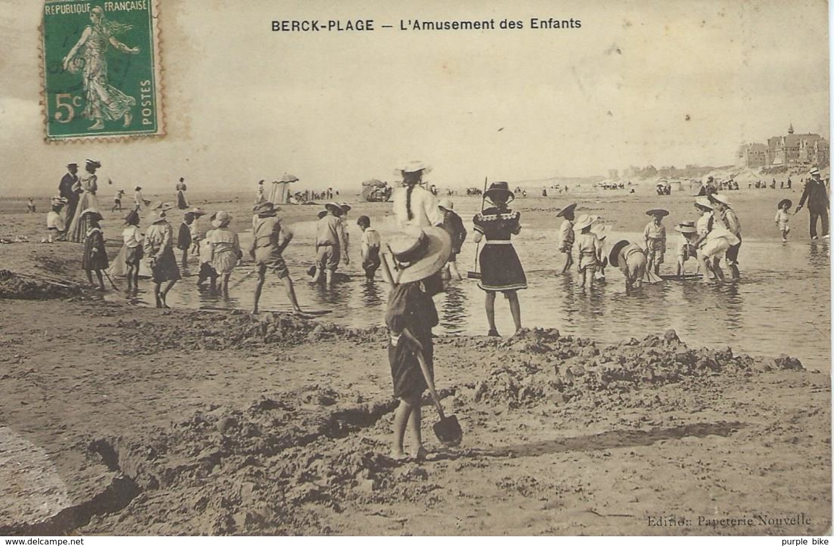 DPT 59 BERCK Plage L'amusement Des Enfants CPA BE - Autres & Non Classés