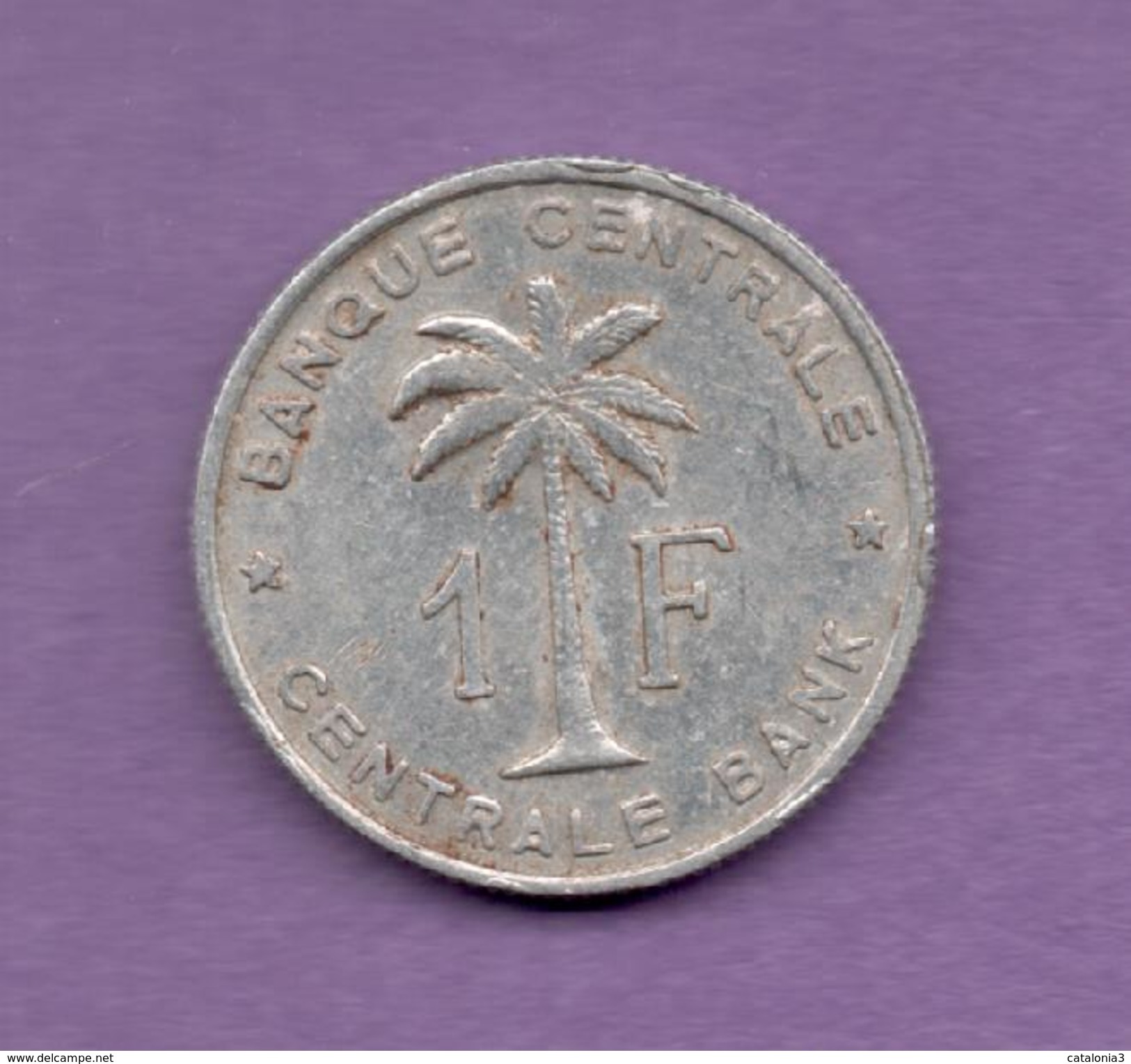 CONGO BELGA - 1 Franc 1957 - 1951-1960: Baudouin I