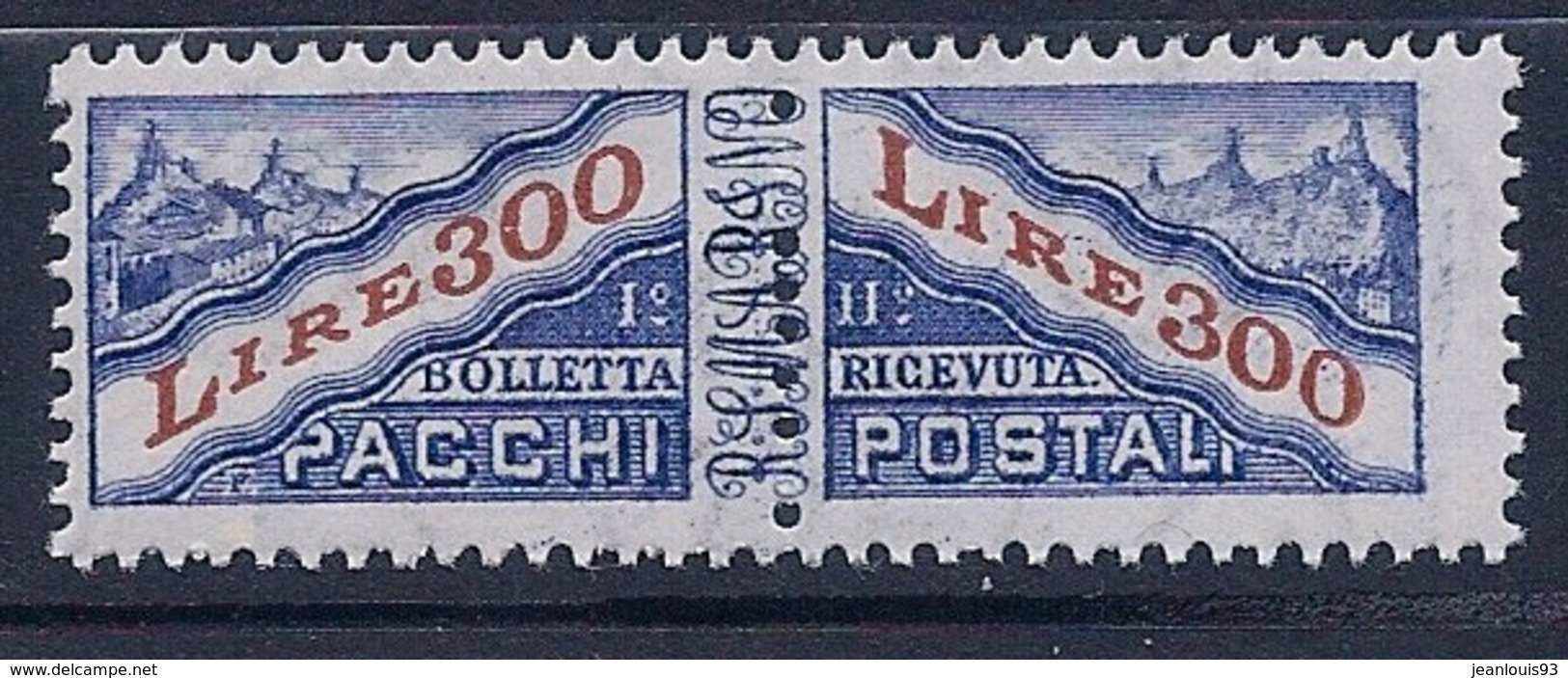 SAINT MARIN - COLIS POSTAUX 36  300L EN PAIRE NEUF* MLH COTE 130 EUR - Parcel Post Stamps