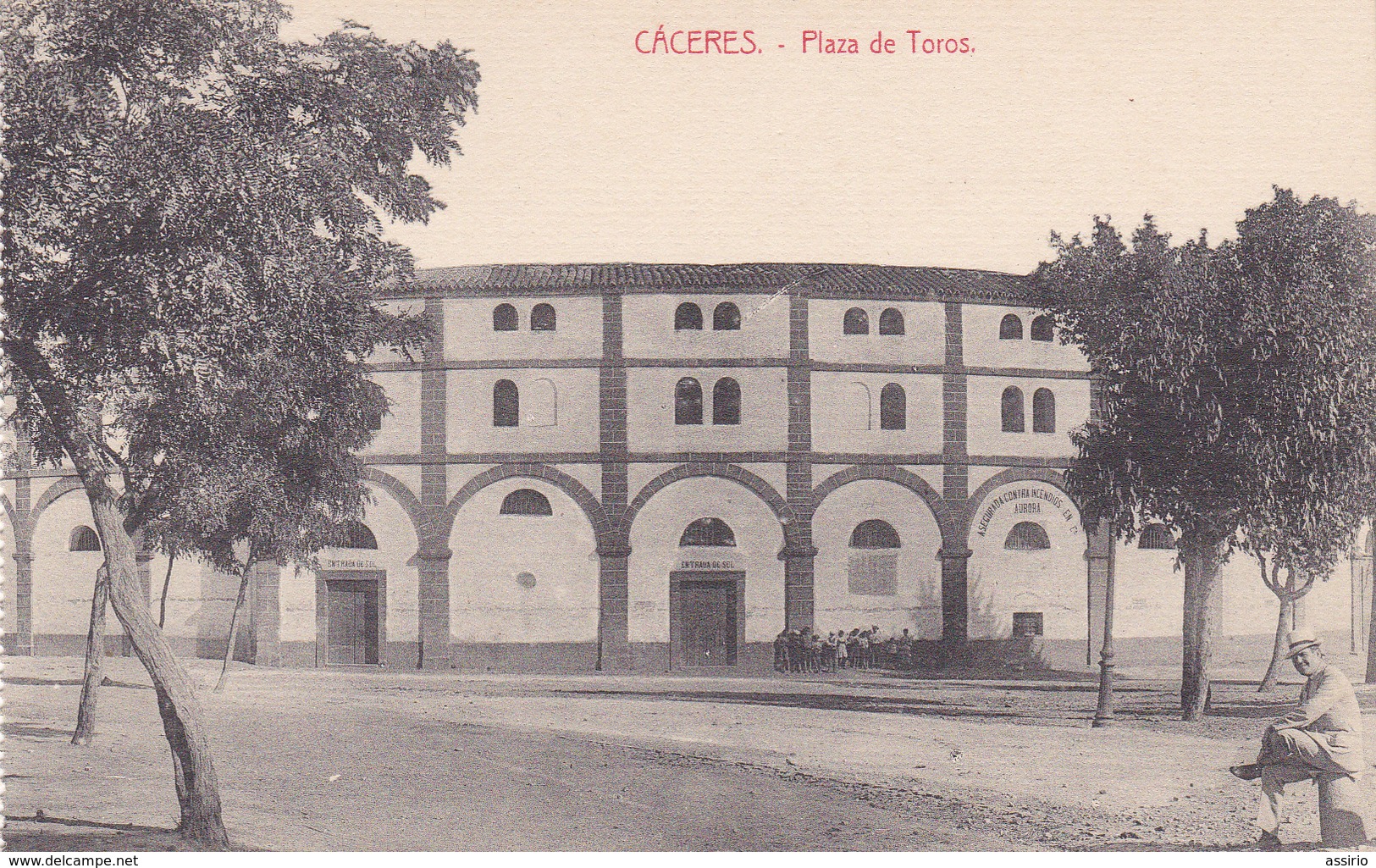 Espanha -arenes 1 Postale De Cáceres +1de Castelloón Circulou Para Somália 23 -3- 1922 - Otros & Sin Clasificación