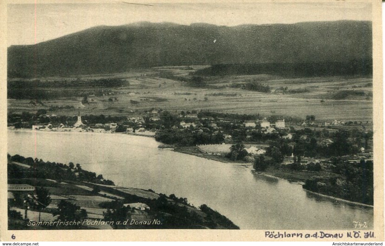 007469  Sommerfrische Pöchlarn A. D. Donau  Luftbild - Pöchlarn