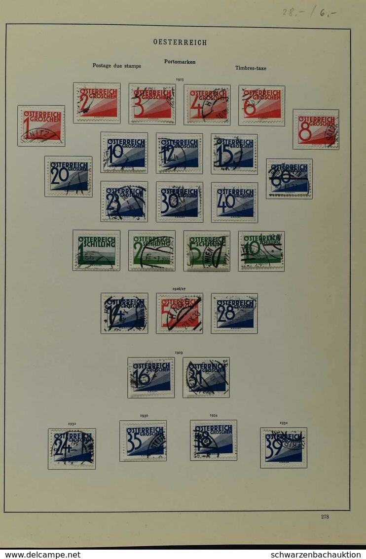 Sammlungen und Posten Österreichische Gebiete